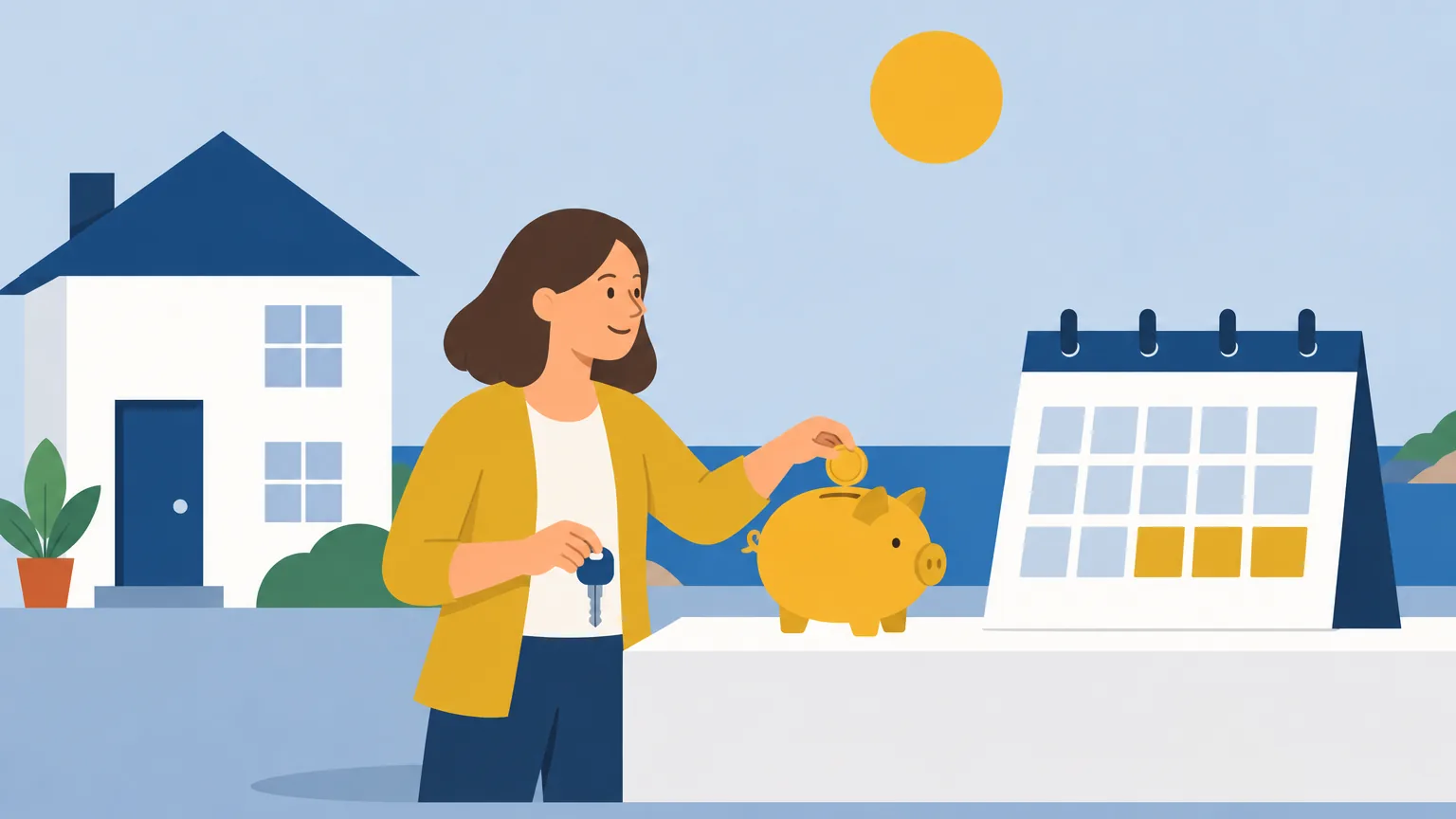 Ilustração da Mónica, em Albufeira, a ver o que ainda pode descontar no IRS